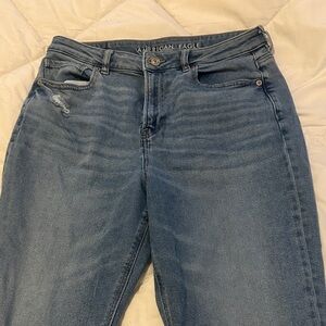 American Eagle Outfitters High Rise Blue Jeans